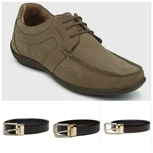 Picture of Buy Woodland 592108 Khaki and Get 50% Off On Any Reversible Belt