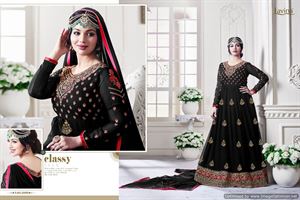 Picture of GEORGETTE WITH EMBROIDERY WORK FLOOR LENGTH ANARKALI SALWAR SUIT  ayesha 018