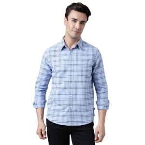 WOODLAND MFCS 121 FULL SLEEVE SBLUE SHIRT