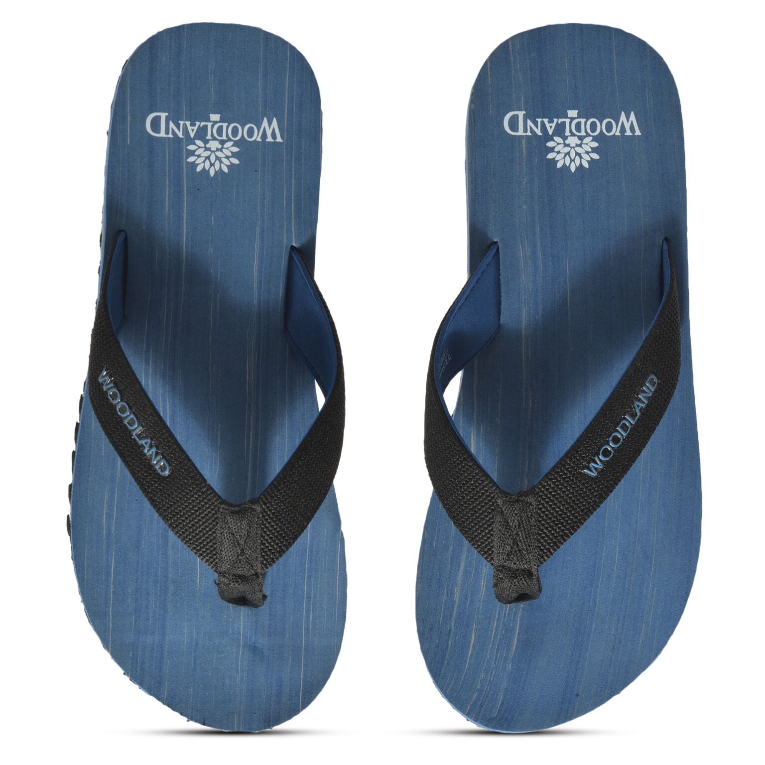 WOODLAND FF 3668120 RBLUE BLACK FLIP-FLOP