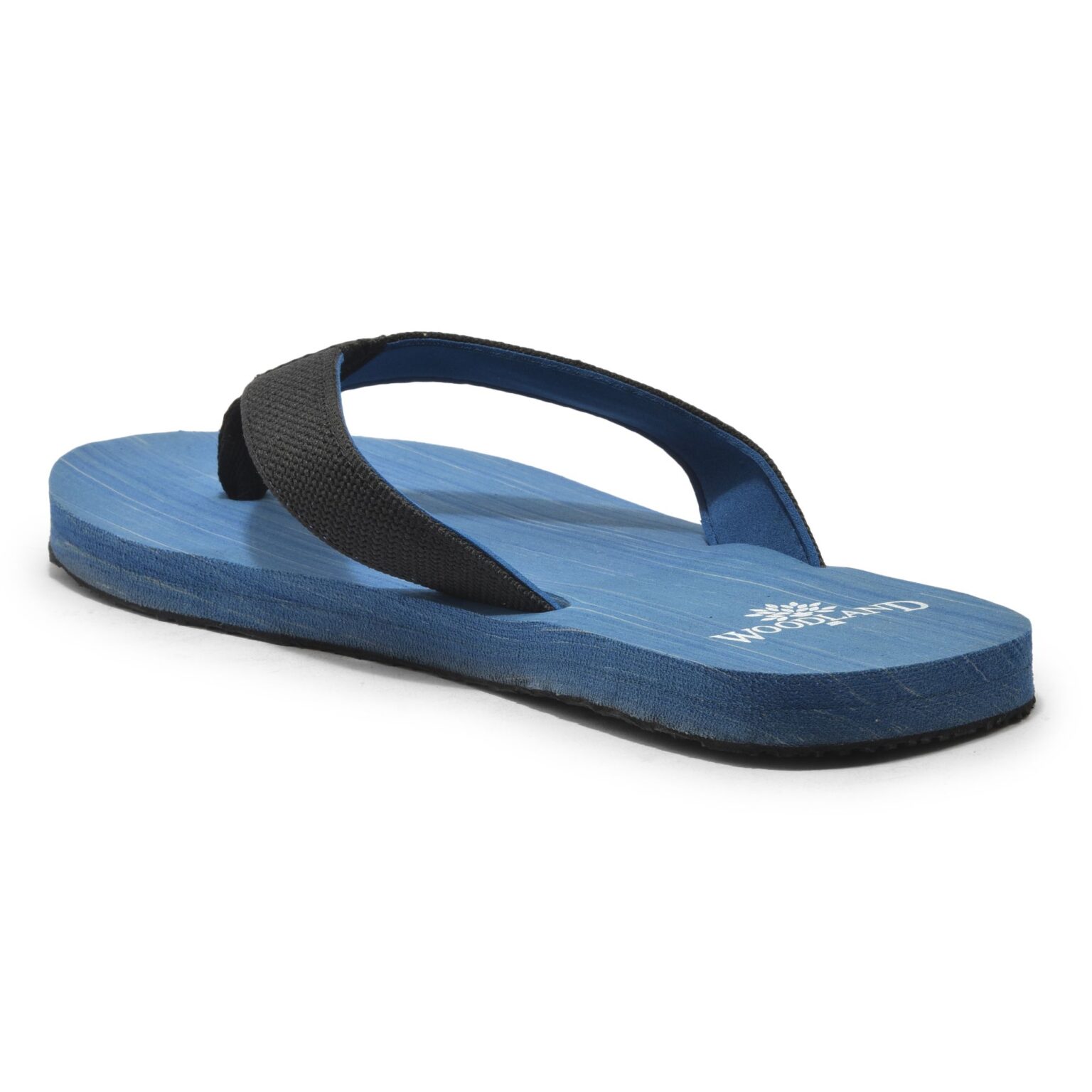 WOODLAND FF 3668120 RBLUE BLACK FLIP-FLOP