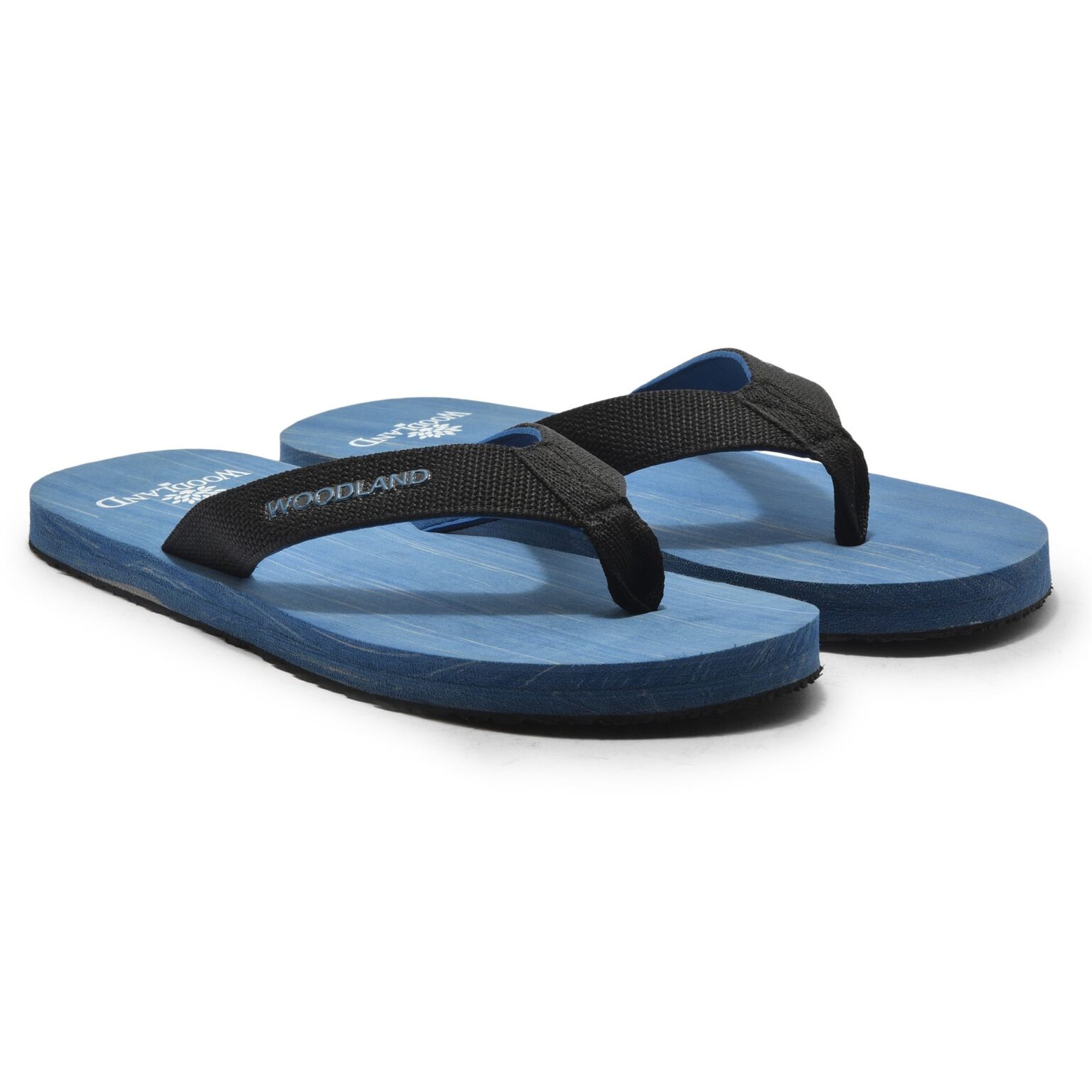 WOODLAND FF 3668120 RBLUE BLACK FLIP-FLOP