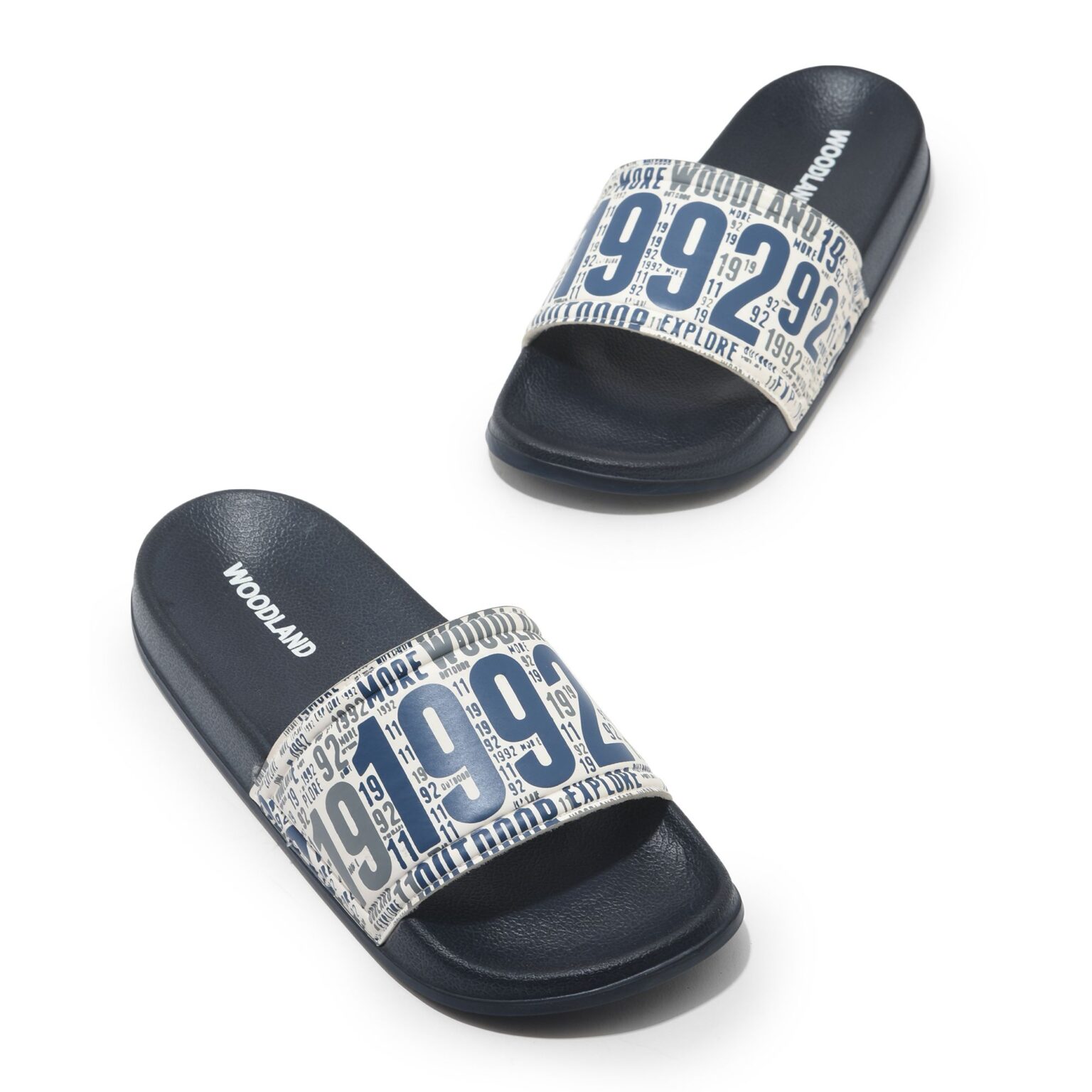 WOODLAND FF 3949021 NAVY SLIDE