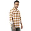 WOODLAND MFCS 124 FULL SLEEVE Mustard/White SHIRT