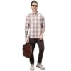 WOODLAND MFCS 125 FULL SLEEVE BEIGE MULTI CHECK SHIRT