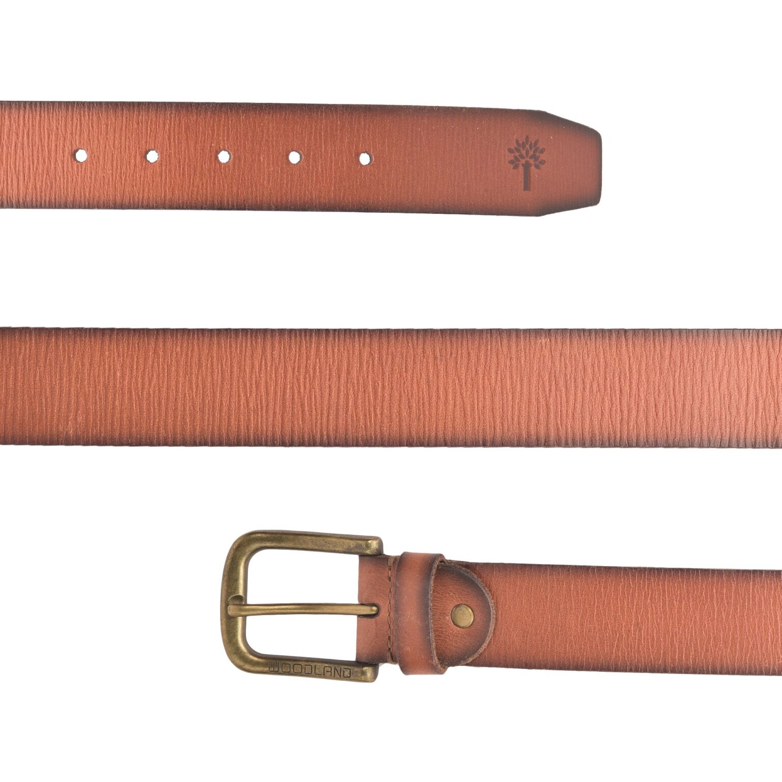 WOODLAND BT 1069041 LEATHER TAN BELT