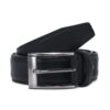 WOODLAND BT 1042004 LEATHER BLACK BELT