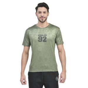 WOODLAND WATSR 05 Green Crew Neck T-shirt