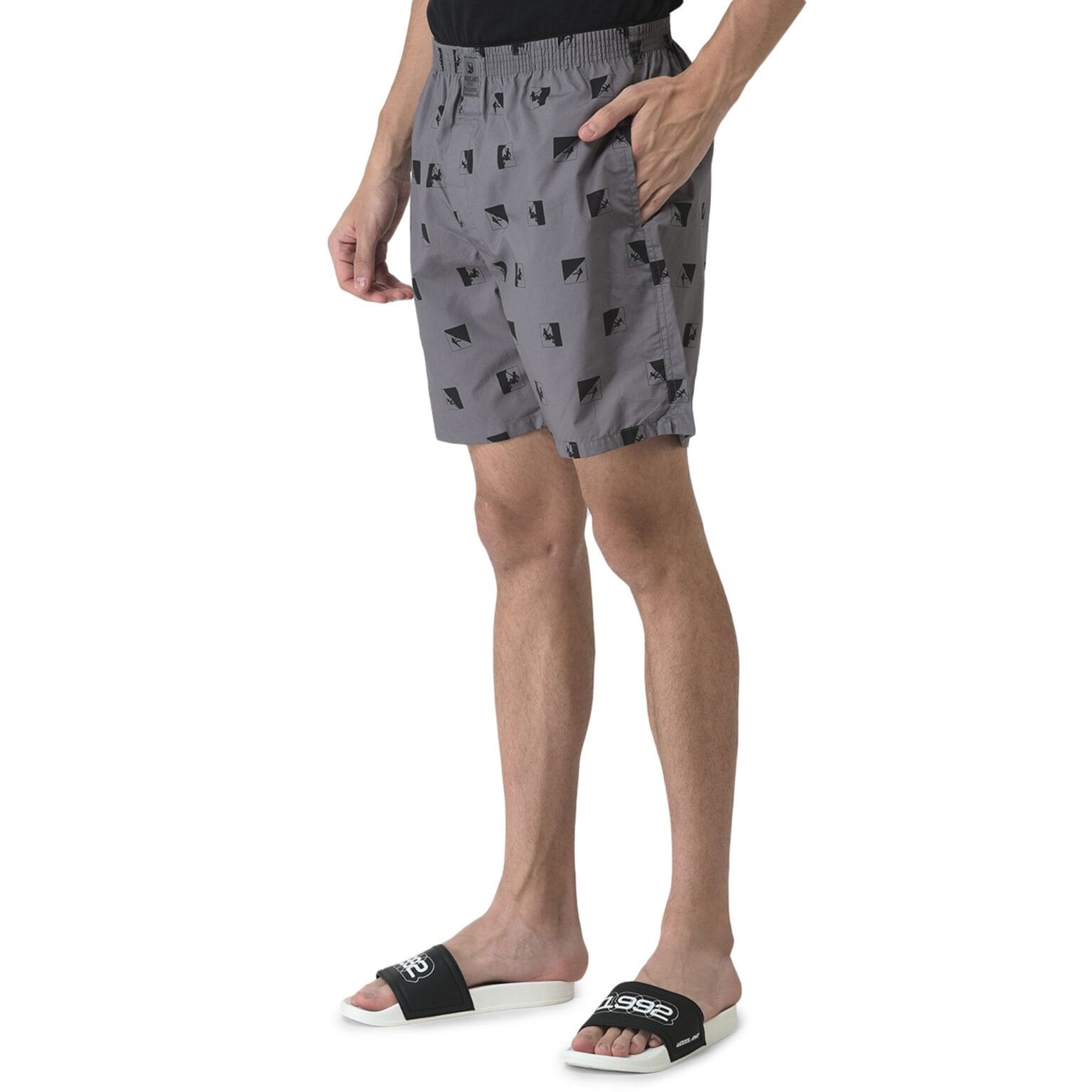 WOODLAND IWST 13A DGREY SHORTS