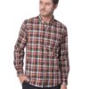 WOODLAND MFCS 103A FULL SLEEVE BROWN MULTI SHIRT