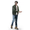 WOODLAND IWMSH 02 OLIVE DOLIVE FULLSLEEVE SHIRT