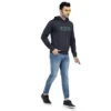 WOODLAND WAJC 29 Men Black Utility Jacket with Full Zip Closure