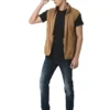 WOODLAND WAJC 04 Tobacco/Brown Sleeveless Jacket