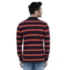 WOODLANDIWPTS 001FS RED NAVY FULLSLEEVE POLO