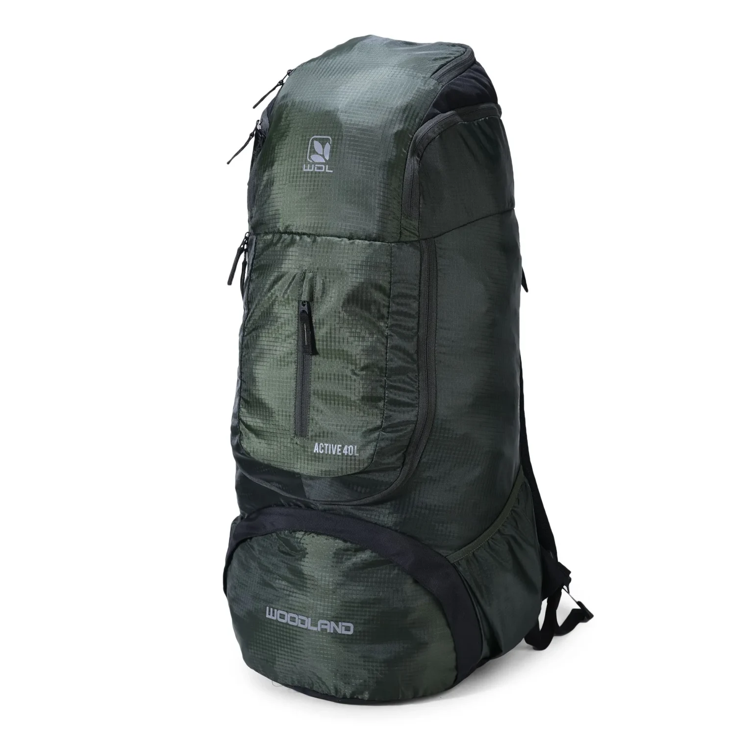 Woodland TBH 008F28 MILITARY GREEN/BLACK and trekking Bag 40L