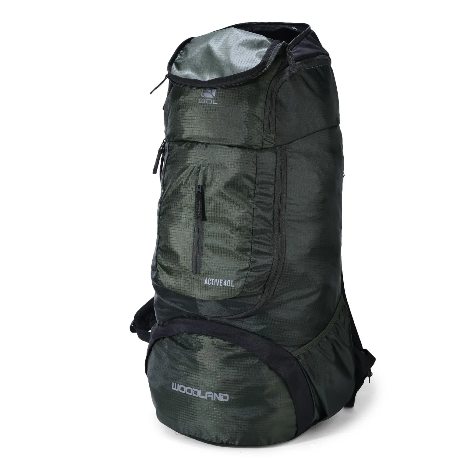 Woodland TBH 008F28 MILITARY GREEN/BLACK and trekking Bag 40L