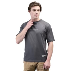 WOODLAND Charcoal Crew-Neck T-shirt for Men