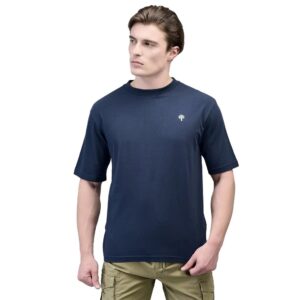 WOODLAND Blue Crew Neck T-shirt
