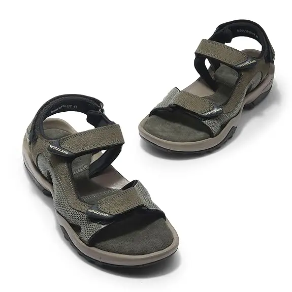 WOODLAND 2736117 OLIVE GREEN SANDAL
