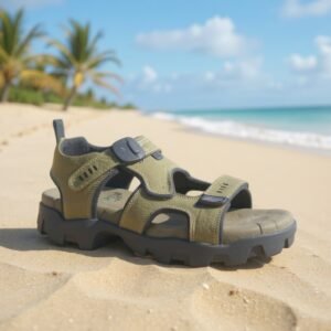 WOODLAND GD 6294124 OLIVE SANDAL