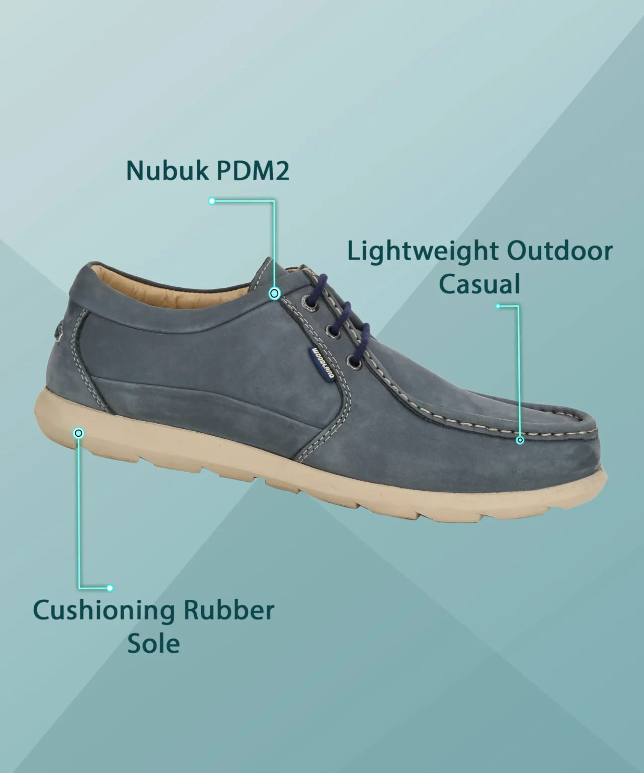 WOODLAND 2917118 NAVY CASUAL SHOES